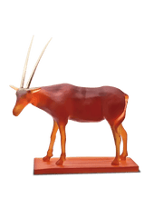 Oryx Hicham Lahlou in Amber 99 ex Daum