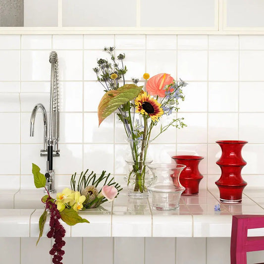 Pagod Vase Red Small Kosta Boda