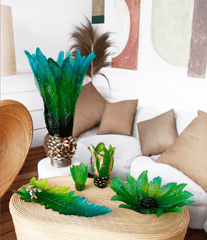 Palm Beach Large Leaf Bowl by Daum Daum - Crystal House