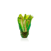 Palm Beach Medium Golden Vase Daum
