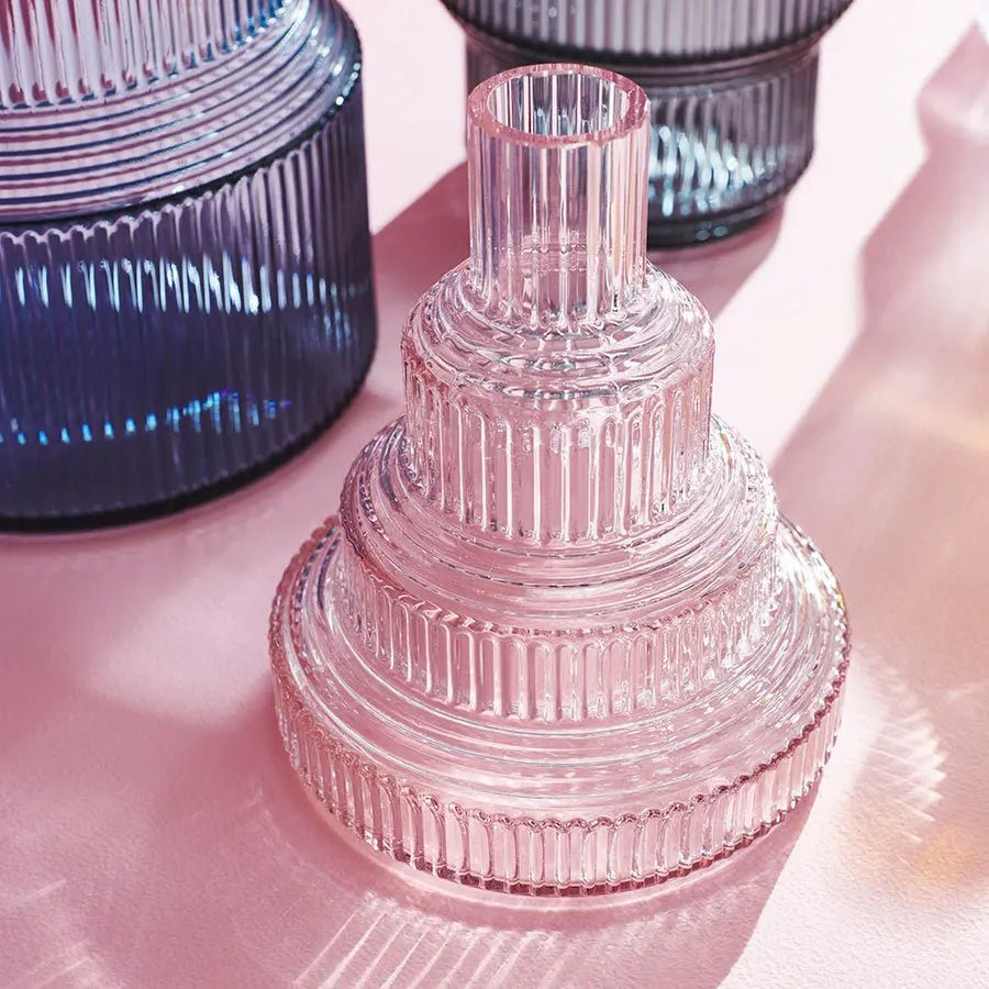 Pavilion Pavilion Vase Light Pink Small Front Kosta Boda