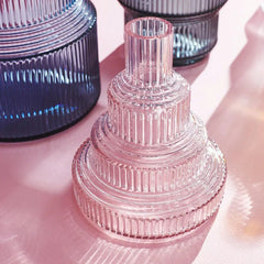 Pavilion Pavilion Vase Light Pink Small Front Kosta Boda