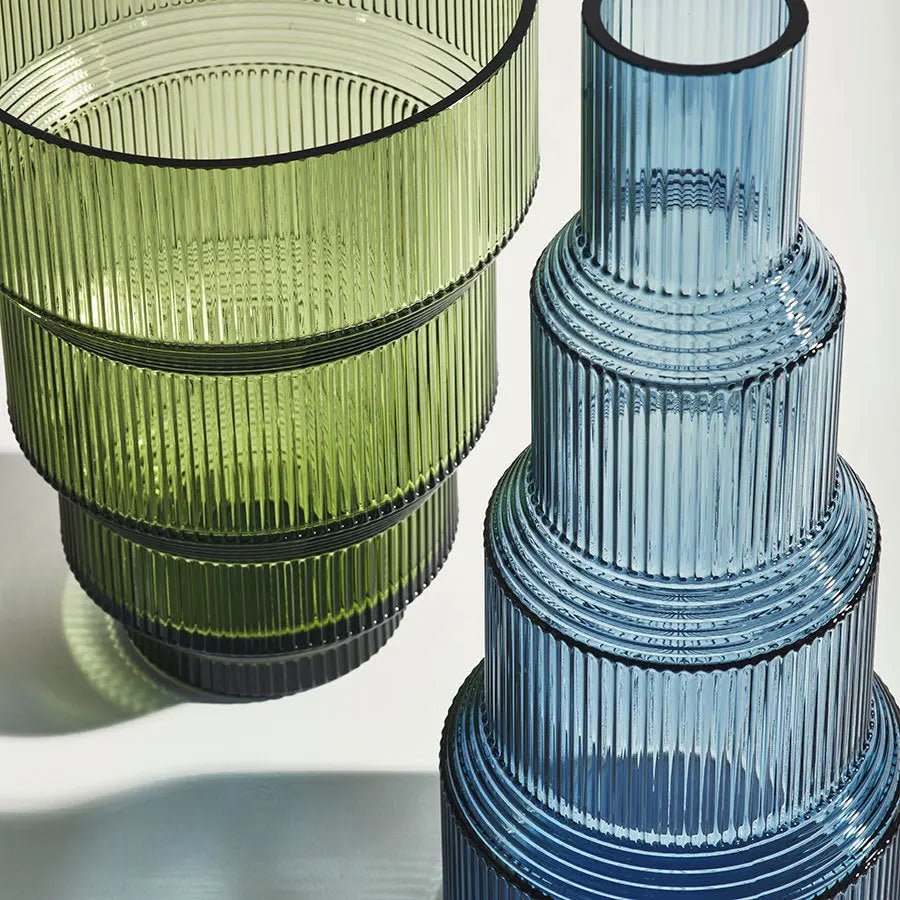 Pavilion Vase Blue XL Kosta Boda