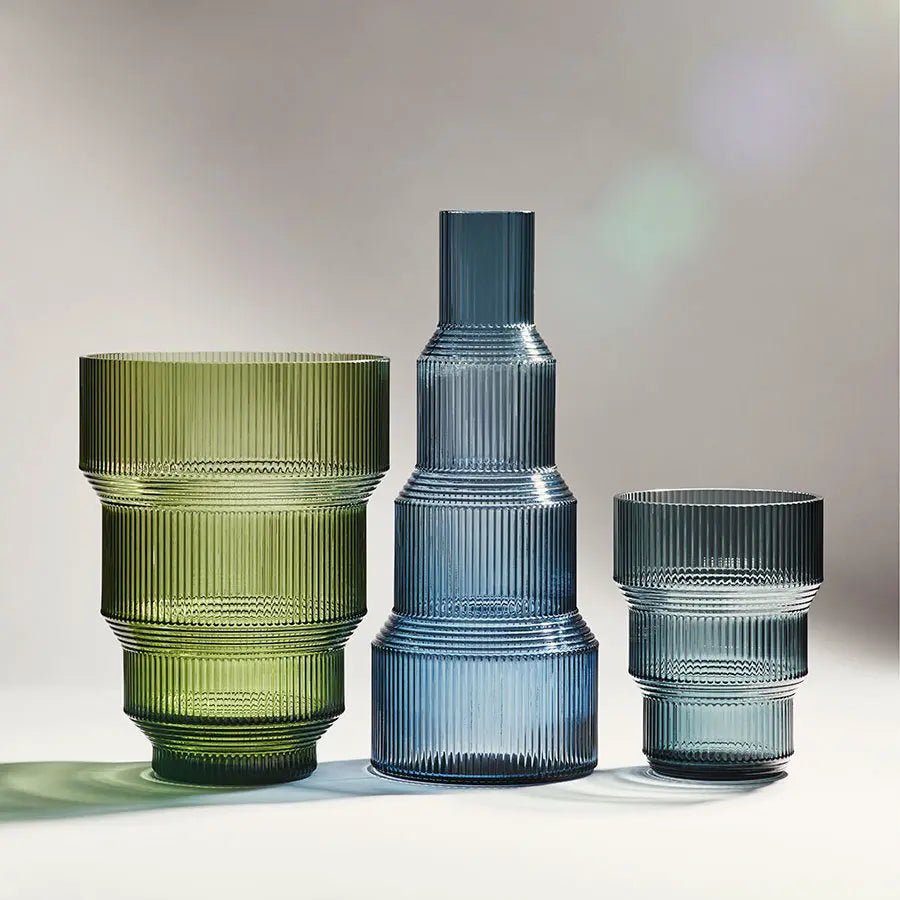 Pavilion Vase Blue XL Kosta Boda