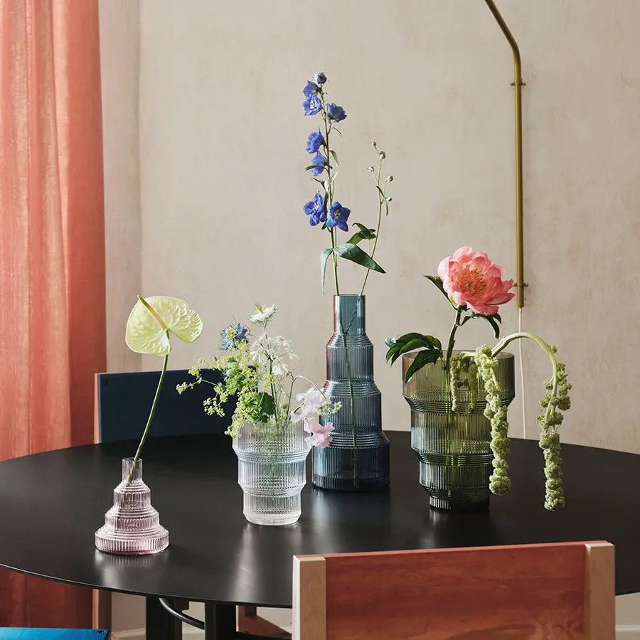 Pavilion Vase Blue XL Kosta Boda