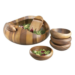 Pebble 7-Piece Salad Set Nambé