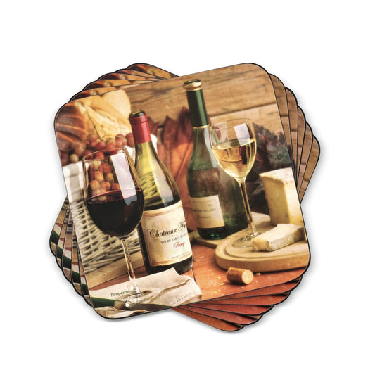Pimpernel - Artisan Wine Coasters Set of 6and Gifts Artisanal Wine Coasters S/6 Pimpernel - Crystal House