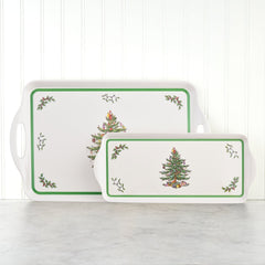 Pimpernel - Christmas Tree Large Melamine Handled Tray Pimpernel - Crystal House