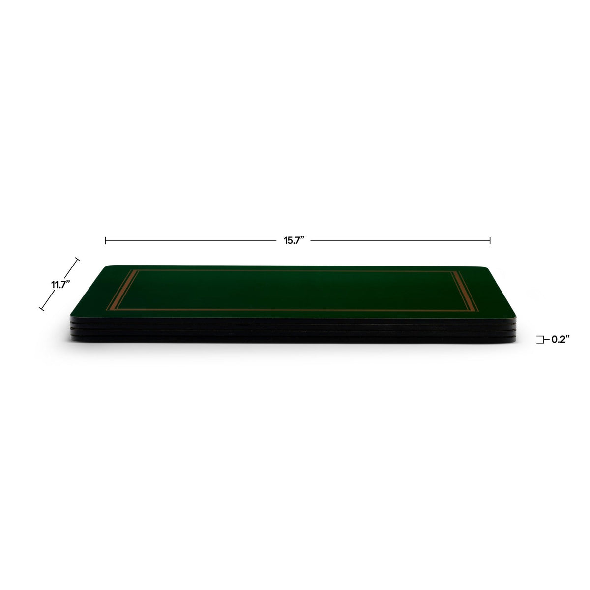 Pimpernel - Classic Emerald Set of 4 Large Placemats Pimpernel - Crystal House