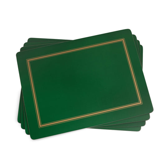 Pimpernel - Classic Emerald Set of 4 Large Placemats Pimpernel - Crystal House