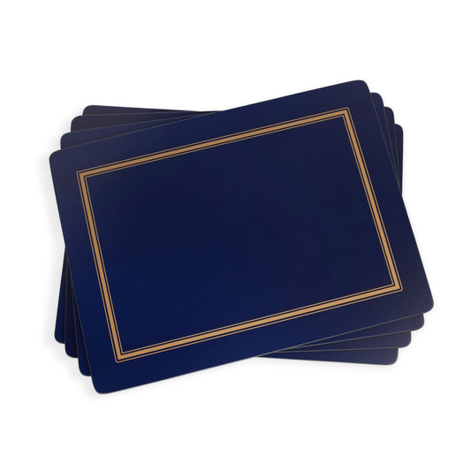 Pimpernel - Classic Midnight Blue Placemats Set of 4 Pimpernel - Crystal House