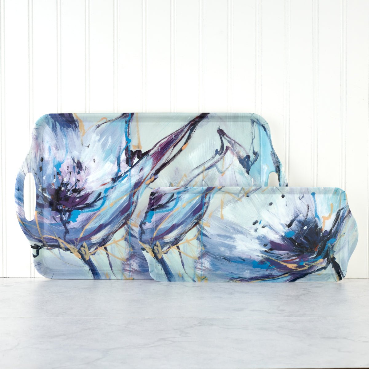 Pimpernel - Placemats Blooms in Lilac Melamine Sandwich Tray Pimpernel - Crystal House