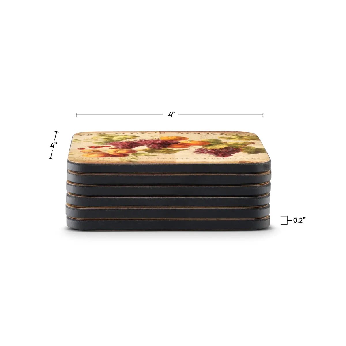 Pimpernel - Placemats / Coasters and Gifts Abundant Fall Coasters S/6 Pimpernel