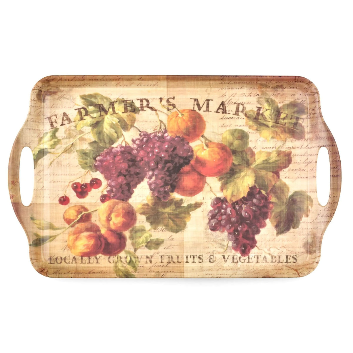 Pimpernel - Placemats / Coasters and Gifts Abundant Fall Large Melamine Handled Tray Pimpernel