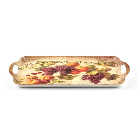 Pimpernel - Placemats / Coasters and Gifts Abundant Fall Large Melamine Handled Tray Pimpernel