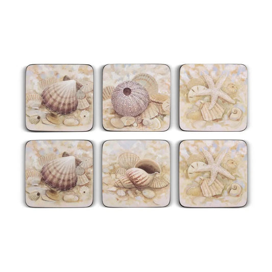 Pimpernel - Placemats / Coasters and Gifts Beach Prize Coasters S/6 Pimpernel
