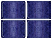 Pimpernel - Placemats / Coasters and Gifts Blue Croc Placemats S/4 Pimpernel
