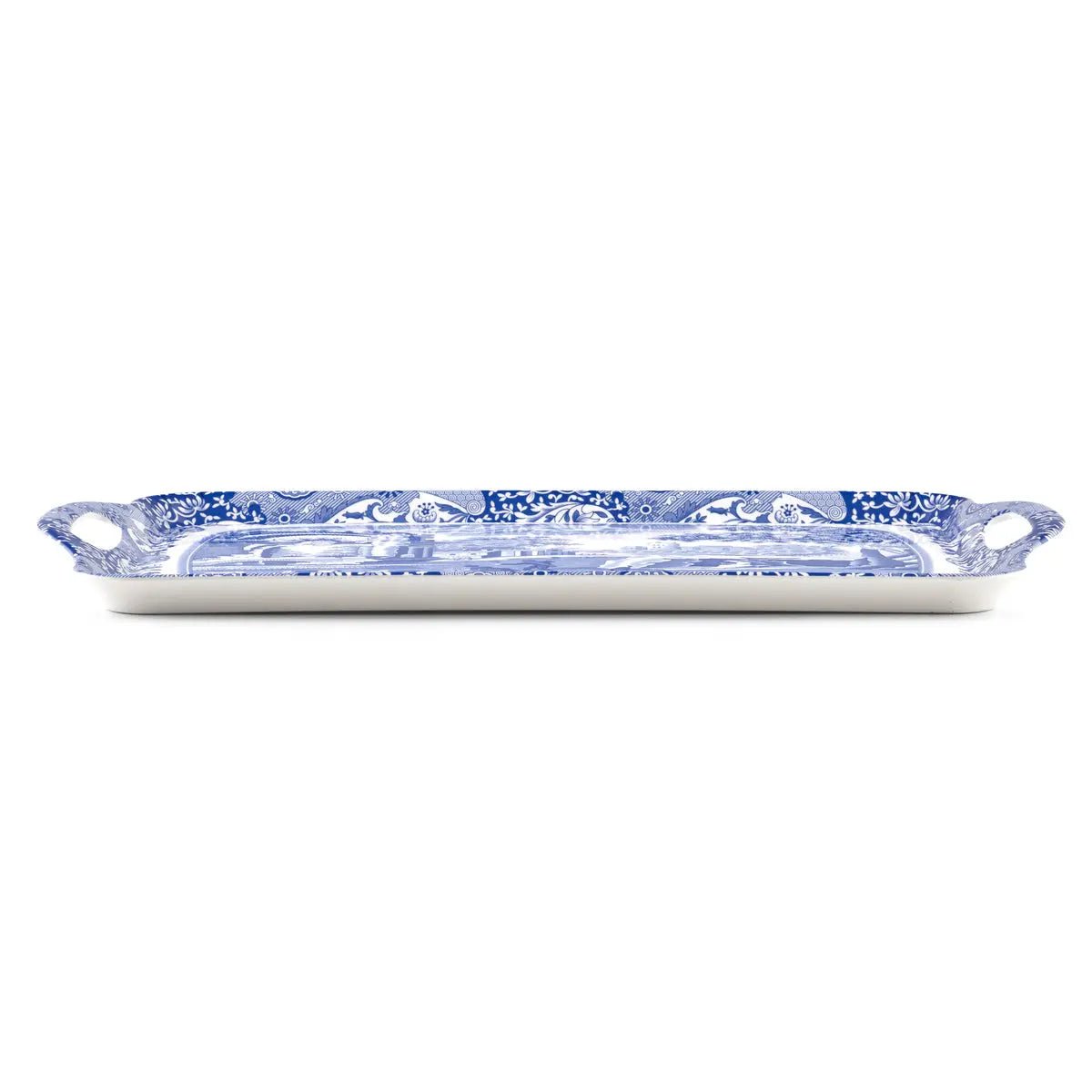 Pimpernel - Placemats / Coasters and Gifts Blue Italian Large Melamine Handled Tray Pimpernel