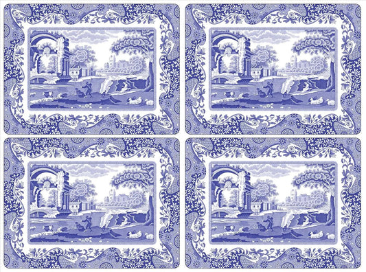 Pimpernel - Placemats / Coasters and Gifts Blue Italian Placemats S/4 Pimpernel