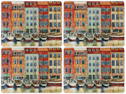 Pimpernel - Placemats / Coasters and Gifts Boat Scene Placemats S/4 Pimpernel