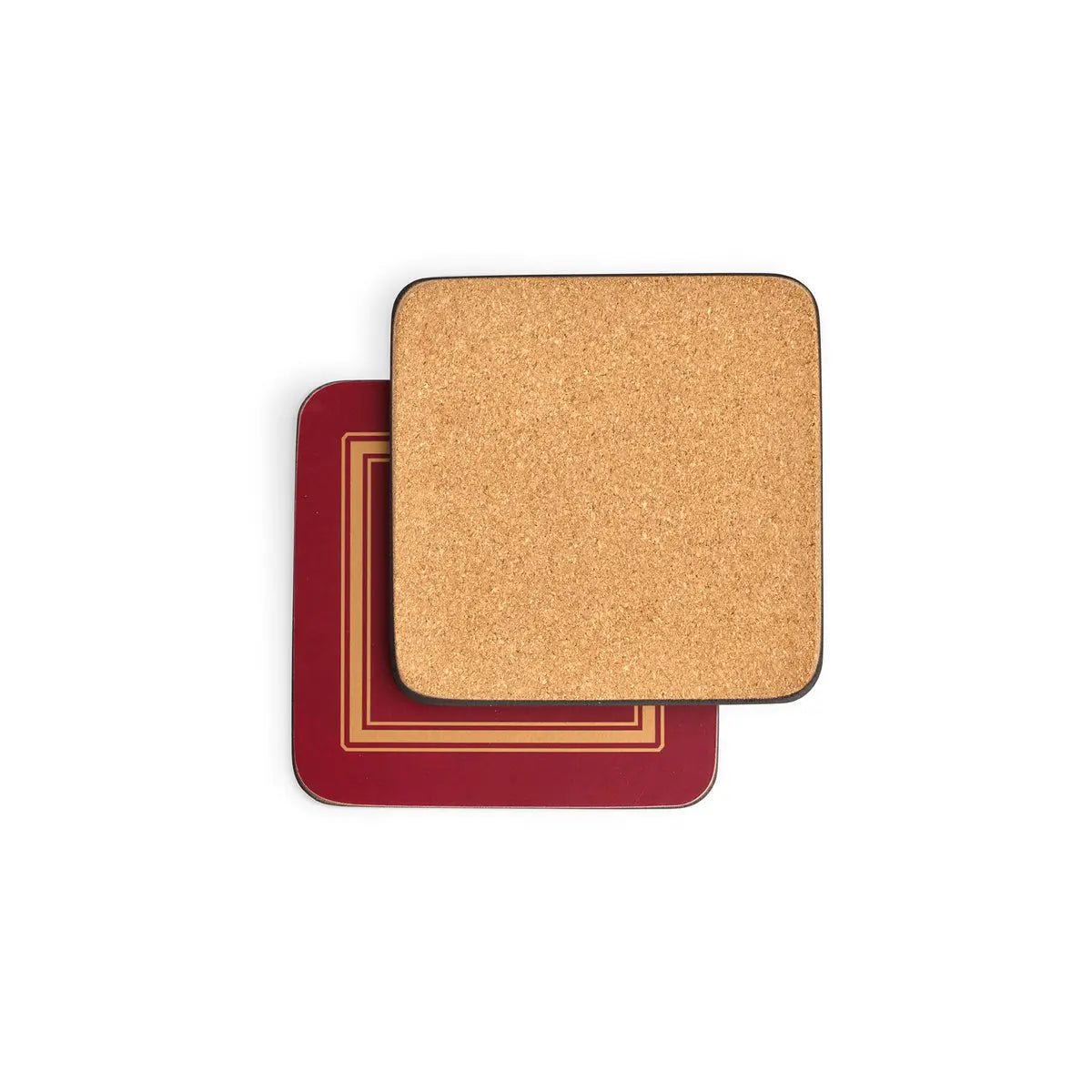 Pimpernel - Placemats / Coasters and Gifts Classic Burgundy Coasters S/6 Pimpernel