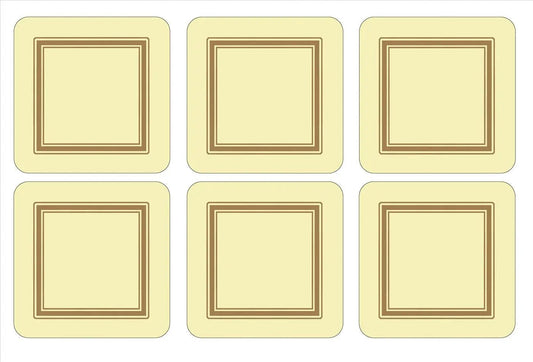 Pimpernel - Placemats / Coasters and Gifts Classic Cream Coasters S/6 Pimpernel