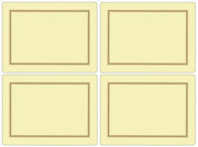 Pimpernel - Placemats / Coasters and Gifts Classic Cream Placemats S/4 Pimpernel