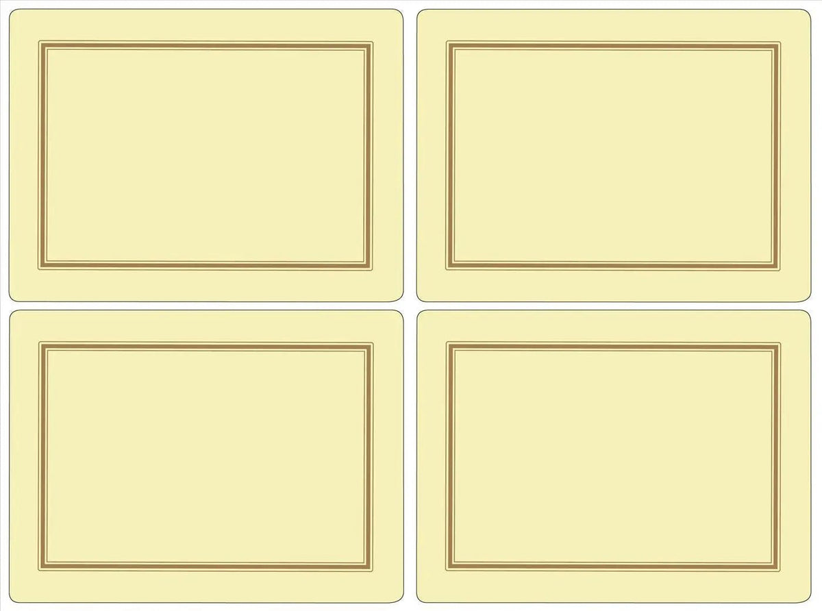 Pimpernel - Placemats / Coasters and Gifts Classic Cream Placemats S/4 Pimpernel