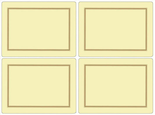 Pimpernel - Placemats / Coasters and Gifts Classic Cream Placemats S/4 Pimpernel