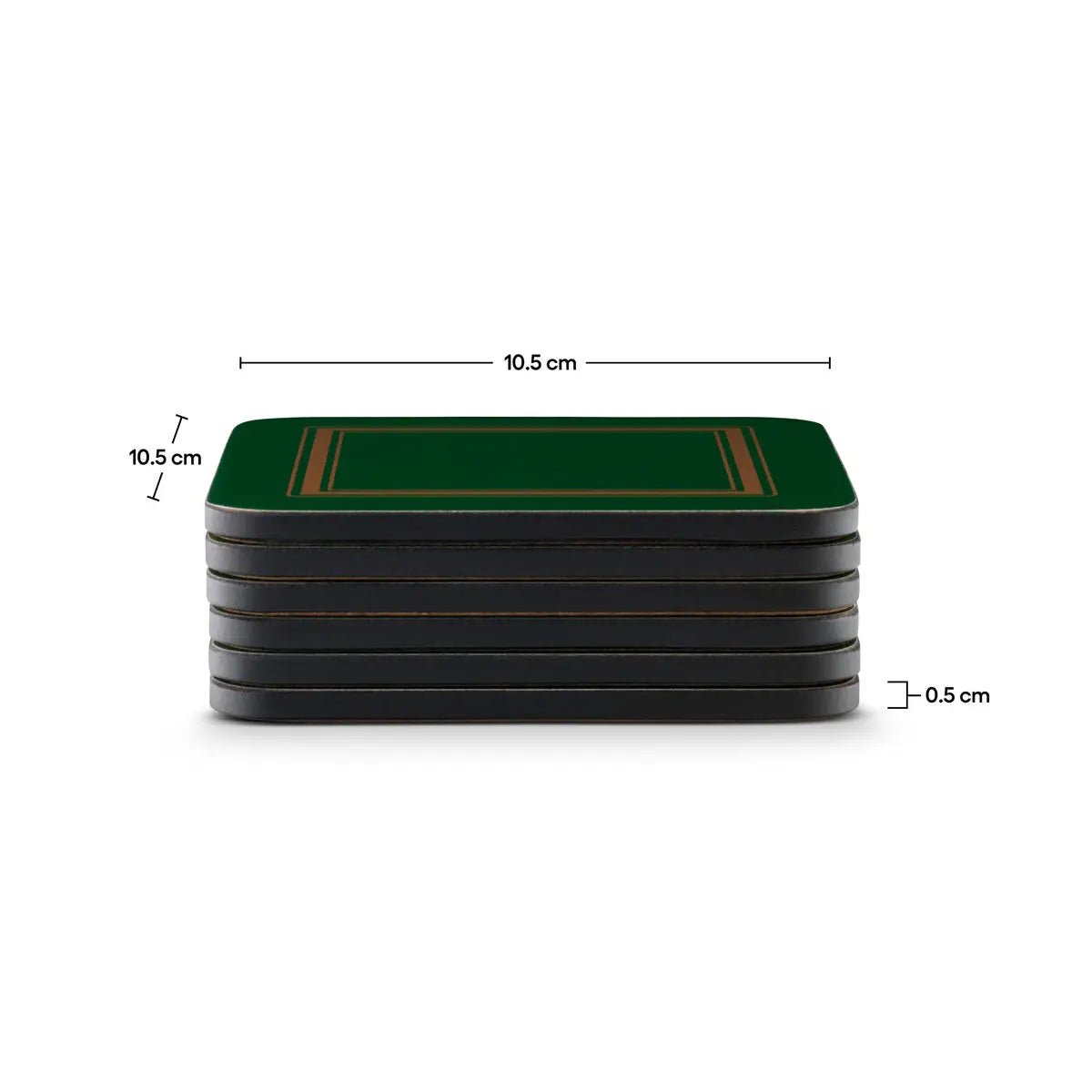 Pimpernel - Placemats / Coasters and Gifts Classic Emerald Coasters S/6 Pimpernel