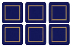 Pimpernel - Placemats / Coasters and Gifts Classic Midnight Blue Coasters S/6 Pimpernel