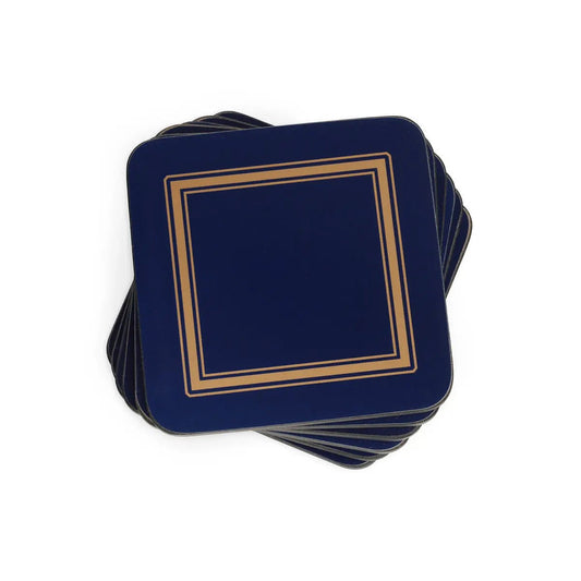 Pimpernel - Placemats / Coasters and Gifts Classic Midnight Blue Coasters S/6 Pimpernel