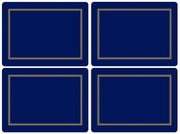 Pimpernel - Placemats / Coasters and Gifts Classic Midnight Blue Placemats S/4 Pimpernel