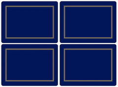 Pimpernel - Placemats / Coasters and Gifts Classic Midnight Blue Placemats S/4 Pimpernel