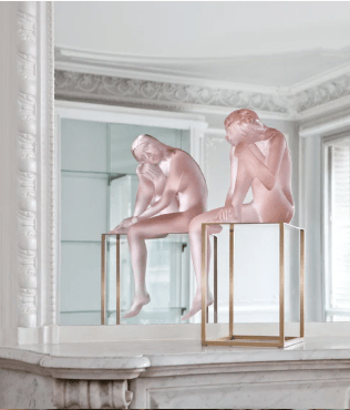 Pink Louison by Alain Choisnet 125 ex Daum - Crystal House