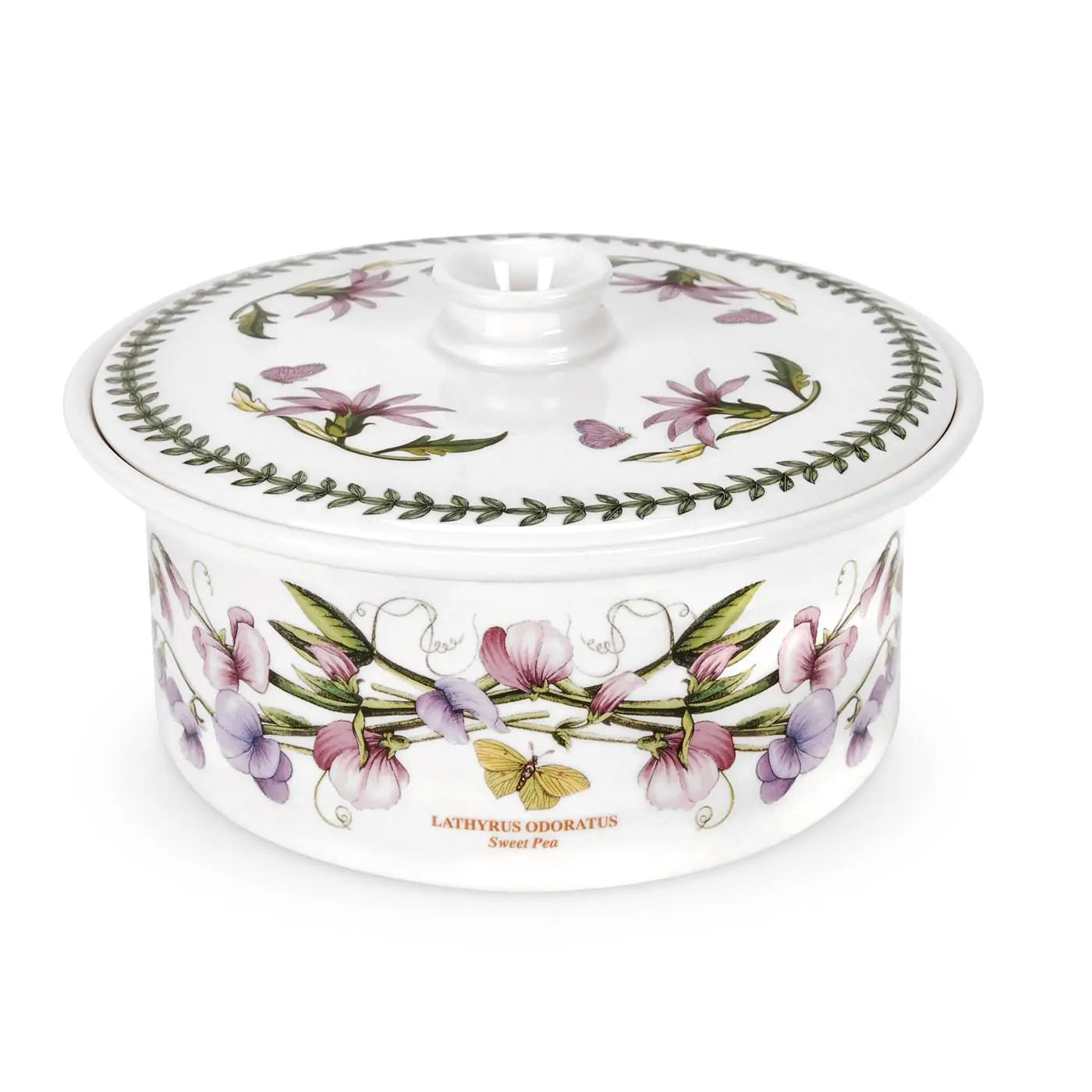 Botanic Garden - Bake & Prep Covered Casserole (D) (Sweet Pea) - Crystal House