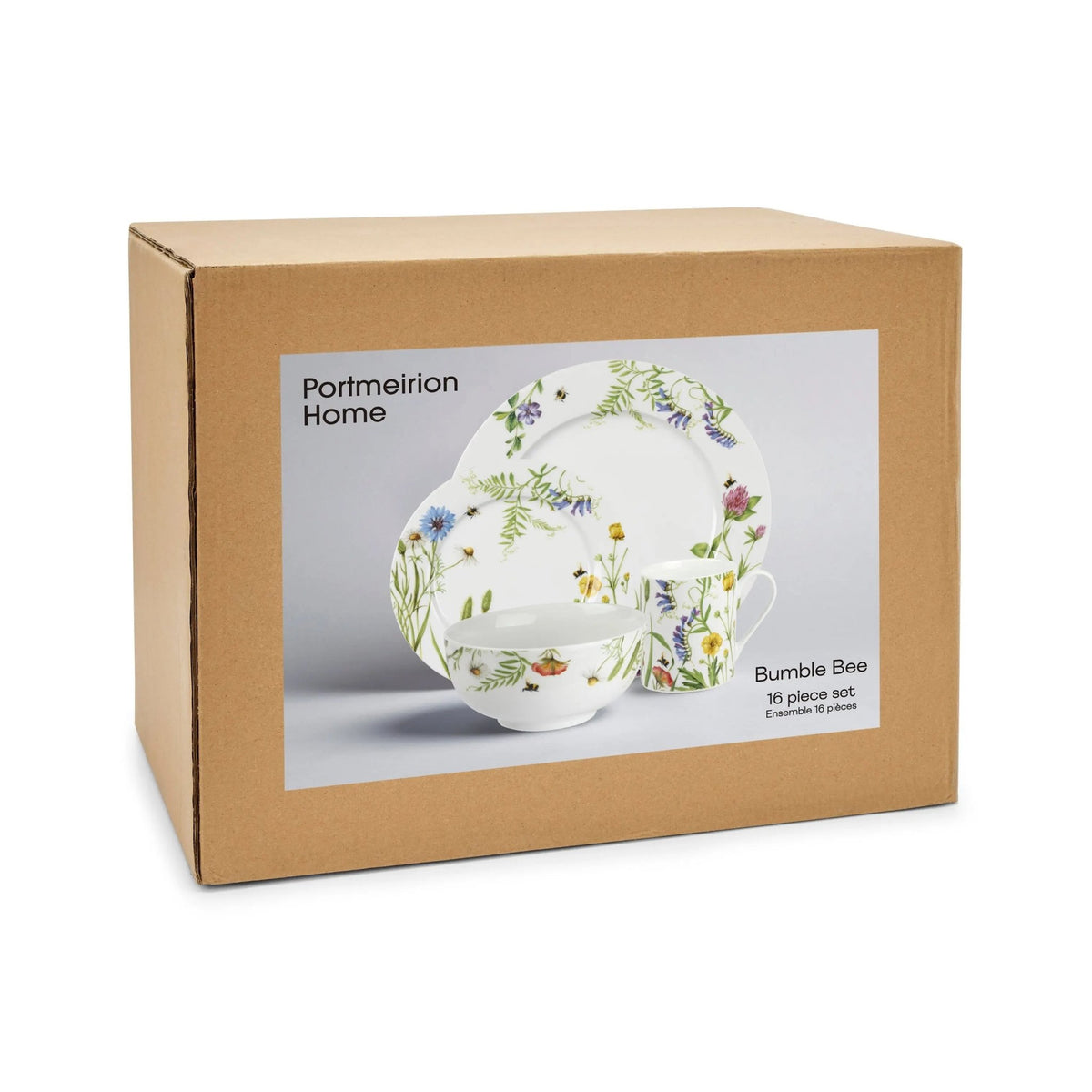 Portmeirion Home 16-PC SET BUMBLE BEE Portmeirion