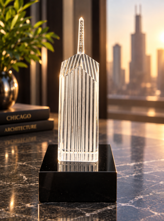 Prudential Tower Crystal Sculpture studio view