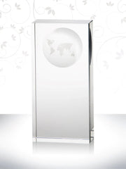 Rectangle Crystal Trophy Crystal House - RM