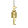 Christmas Nutcracker Golden Ornament