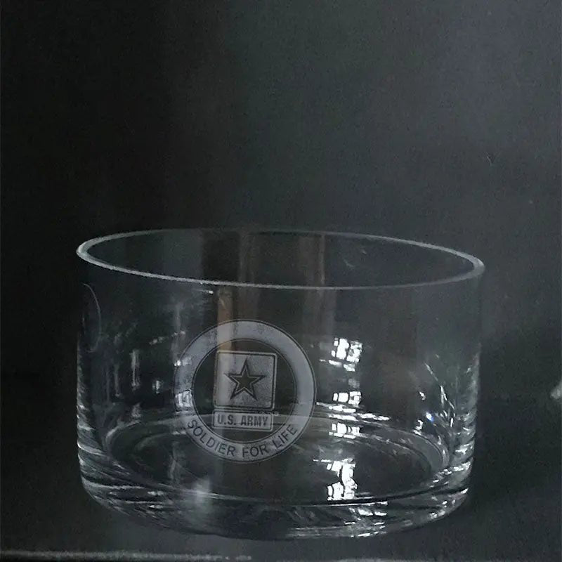 retired Army candy bowl