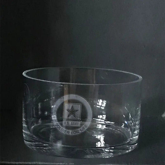 Retired Soldier for life US Army logo -Candy bowl Crystal House