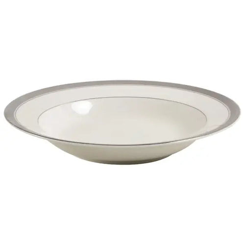 Rim Soup Bowl Palatial Platinum by Mikasa Crystal House - Replacements