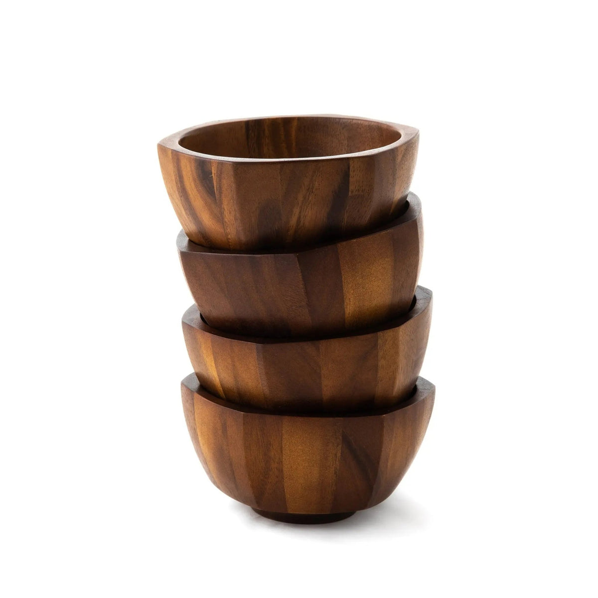 Rivet Salad Bowls (Set of 4) Nambé