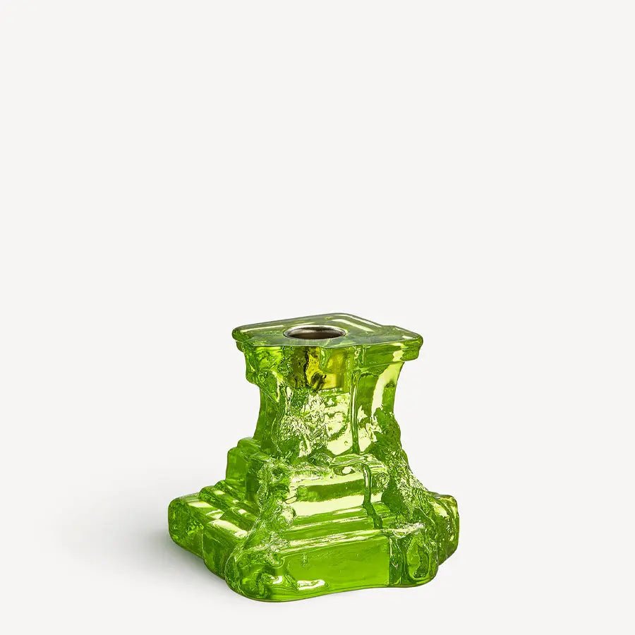 Rocky Baroque Candlestick Kryptonite Small Kosta Boda