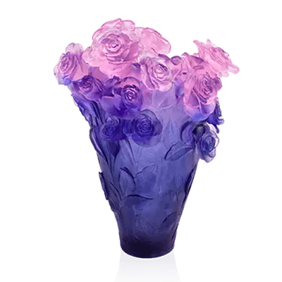 Rose Passion Magnum Vase Daum