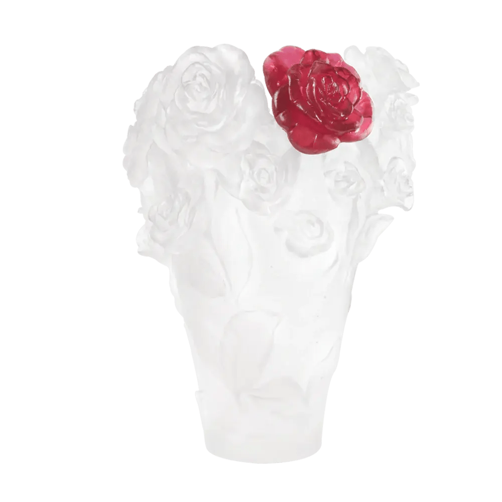 Rose Passion Vase 500 ex Daum