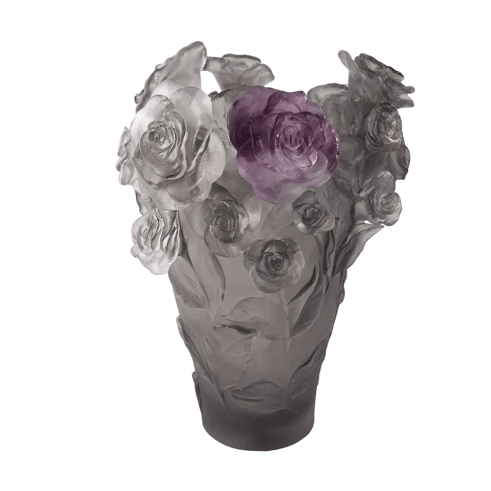 Rose Passion Vase 500 ex Daum