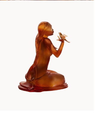 Sara et les Oiseaux by Marie - Paule Deville - Chabrolle 225 ex Daum - Crystal House