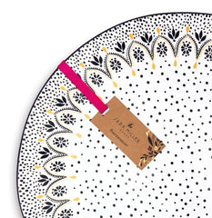 Sara Miller Artisanne Noir Large Serving Bowl 14'' Portmeirion